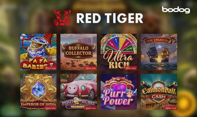 Que tipo de jogos a Red Tiger oferece